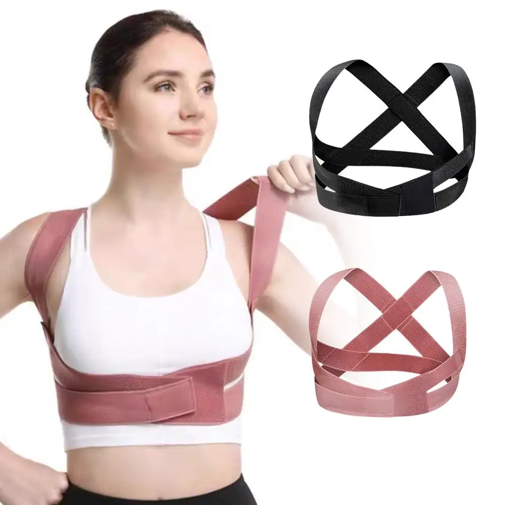 Postura Orthosis Back Support Straightener, Ajustável, Jubarte, Tratamento, Completo, X6H7, Masculino e Feminino