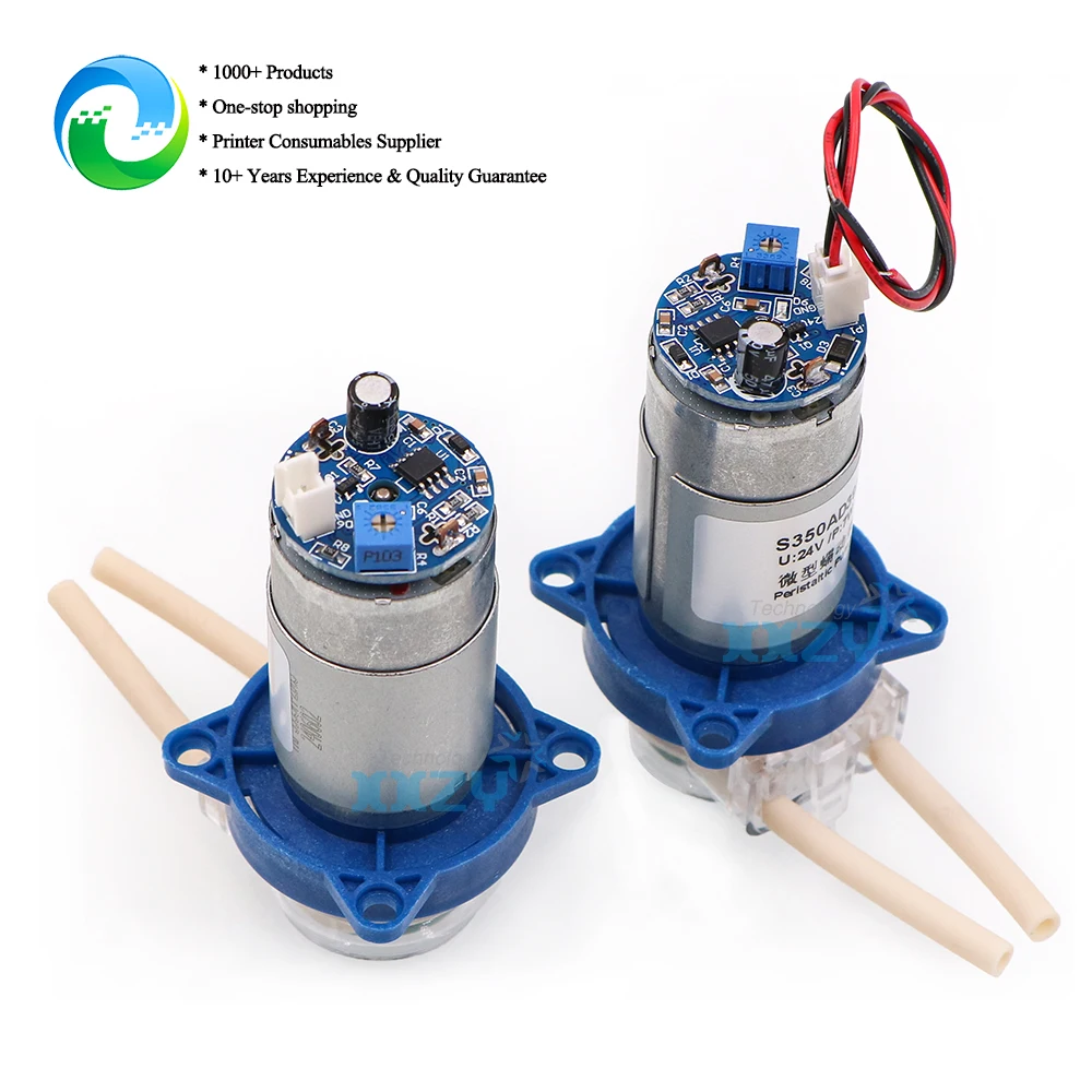مضخة تمعجية للطابعة DTF A3 S350AD395 لآلة Nuocai 6090 UV محرك مضخة صغيرة مع سرعة قابلة للتعديل