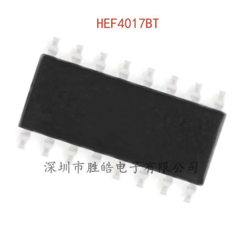 

(5PCS) NEW HEF4017BT , 653 HEF4017 Level 5 Johnson Counter A Decimal Counter SOIC-16 HEF4017BT Integrated Circuit