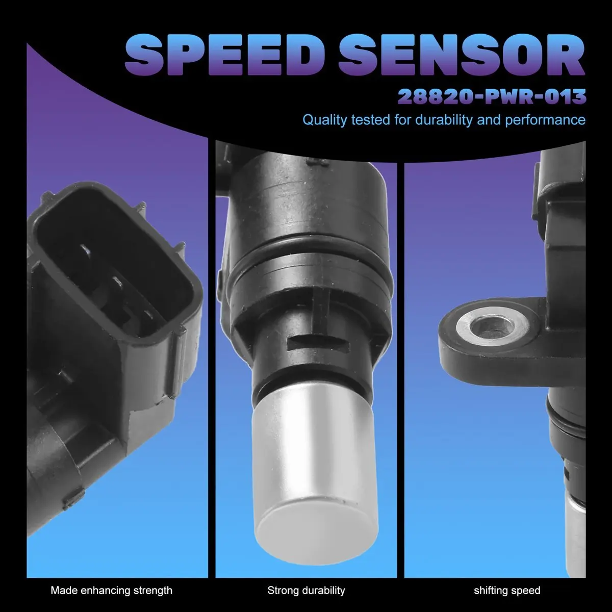 Compatible Auto Trans Output Speed Speed Sensor for Accord FR-V Jazz 28820-PWR-013 28820PWR013