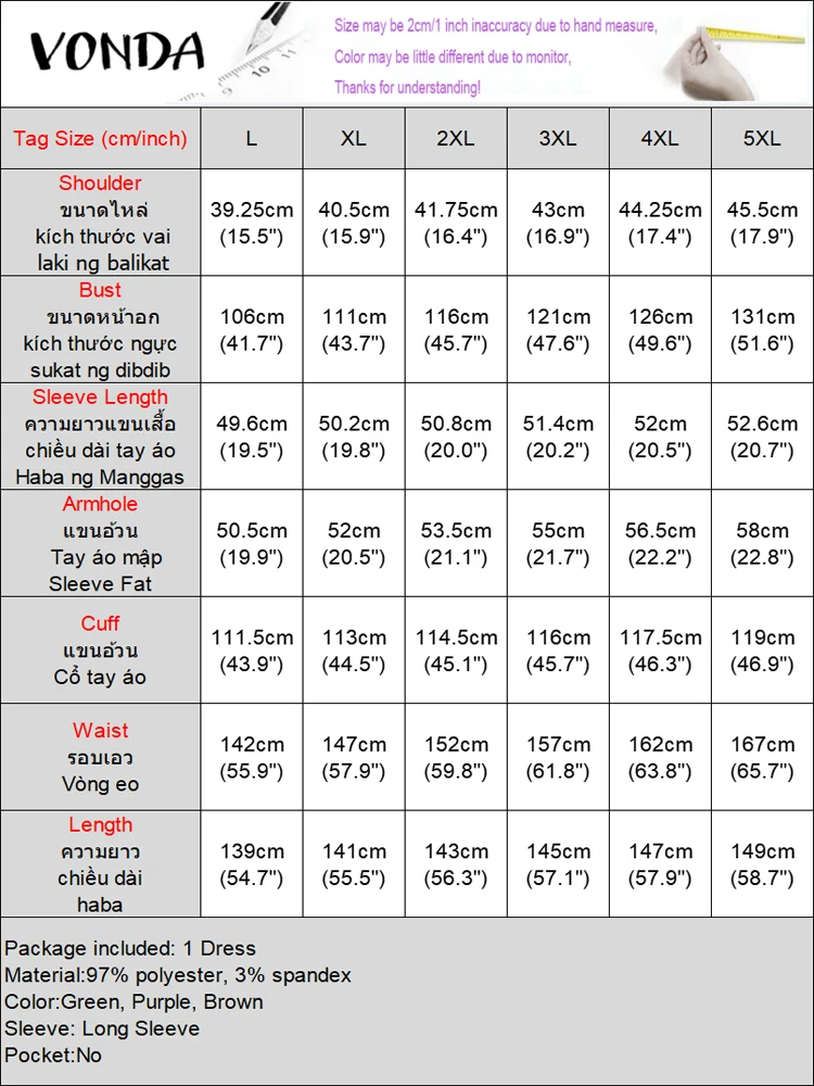 فساتين فوندا الأنيقة لحفلات الزفاف مقاس كبير 5XL للنساء بأكمام طويلة ومطويات مكشكشة رداء طويل من الحرير الساتان الصلب