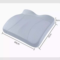 car Booster Seat Cushion For Driver Hip Pain Raised Memory Foam Height Seat Protector Washable Cover For Short People Pad Mats