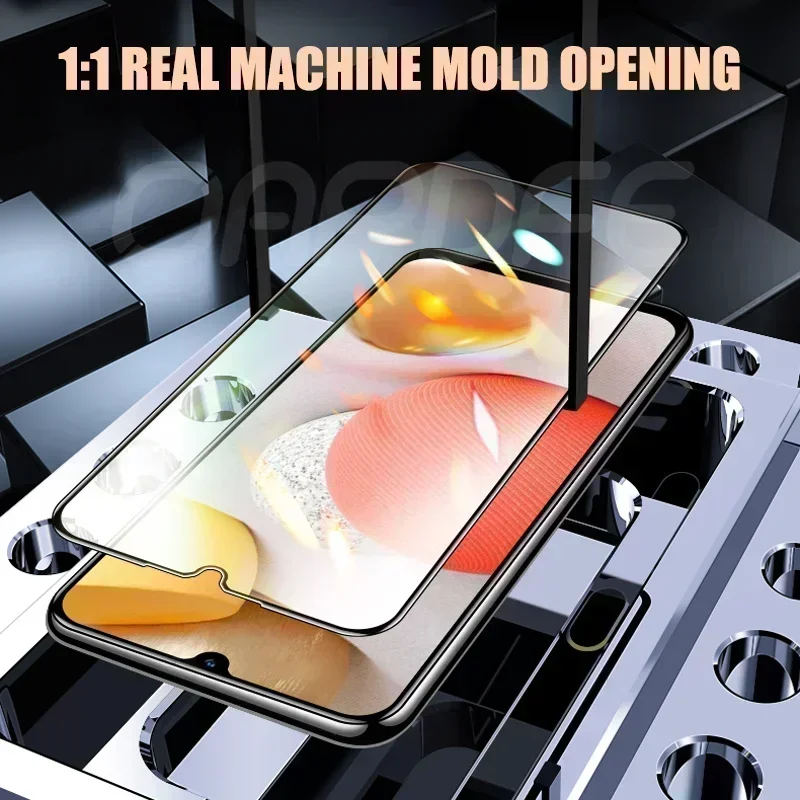 Vidro Temperado para Samsung Galaxy, Película Protetora 9H, A02, A12, A22, A32, A42, A52, A72, M02, M12, M32, M42, M62, F02S, F12, f52, F62, PCes 3