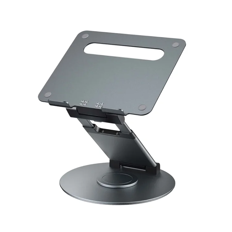 

Aluminium Height Adjustable Foldable Tablet PC Stand for Work Study Durable Metal Computer Riser