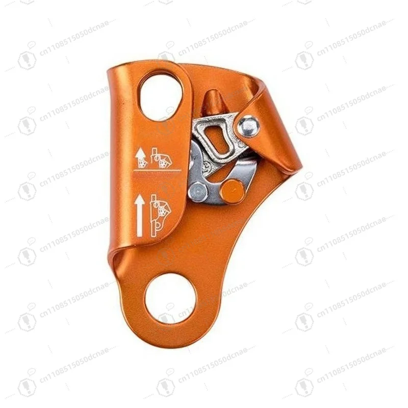 Handleless Chest Ascender 8-13MM Anti-Slip Rope Grab Rock Climbing Rope Climber for Caving Rappelling Outdoor Safety