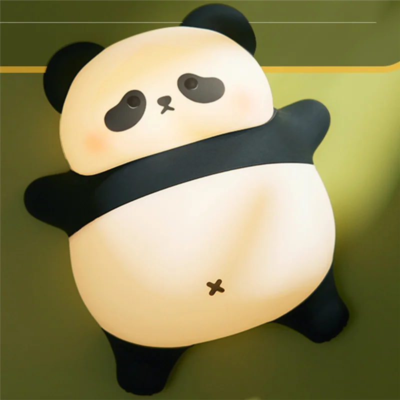 

AA81-Rechargeable Cute Night Light, Food Grade Silicone Touch Night Light, Dimmable Cute Lamp For Bedrooms, Cute Gifts Easy Inst