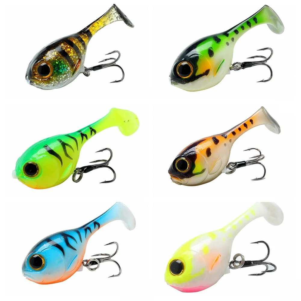 1Pc Soft Lure Balloonfish 60mm 9.7g High Quality Deraball Artificial Silicone Bait With Hook For All Fish Fishing Tackle