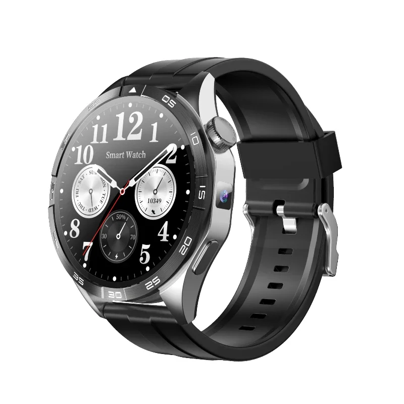 

YYHC-1.43-inch HD round screen IP67 waterproof plug-in cartoon voice GPS positioning all day health monitoring smartwatch