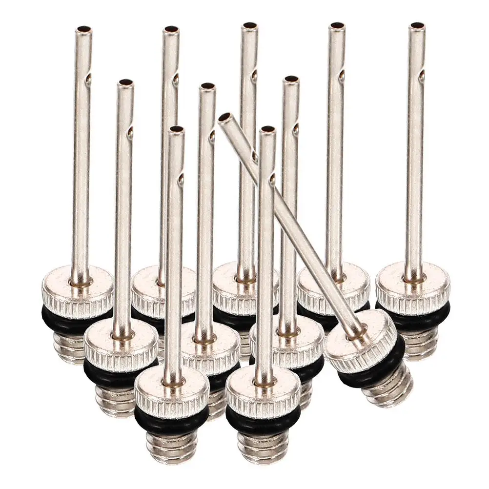 Aiguilles de gonflage de pompe à bille, 15 pièces, broches de pompe à Air pour basket-ball, volley-ball, adaptateur de pompe de vélo, accessoires d'outils de cyclisme