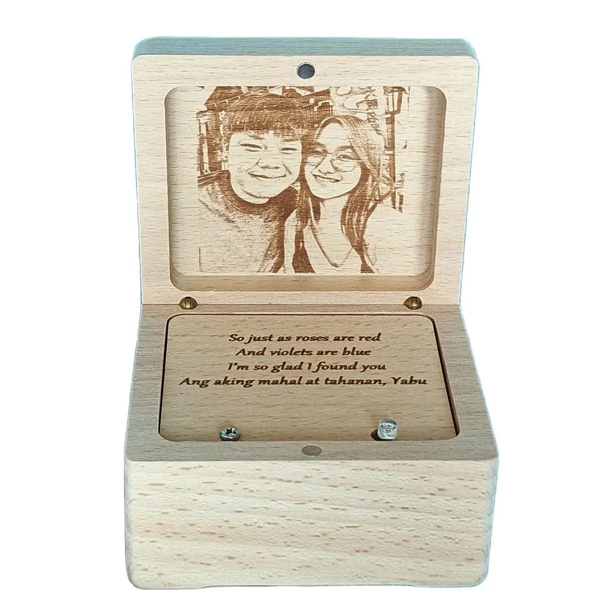 

Customized Song Music Box, Photo Engraving, I Found You, Carved Play, Once Open, Birthday Proposal, Anniversary, Christmas