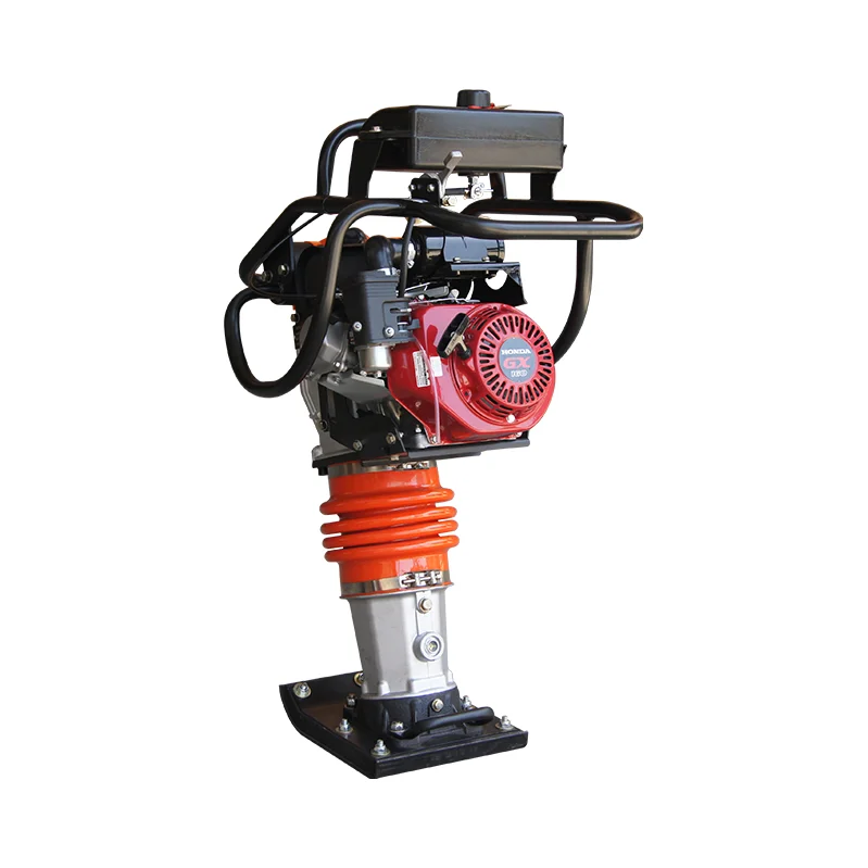 ZIAO 5.5HP Professional Jumping Jack Tamping Rammer 35CM Core Engine Vibratory Earth Compactor for Efficient Soil Compaction