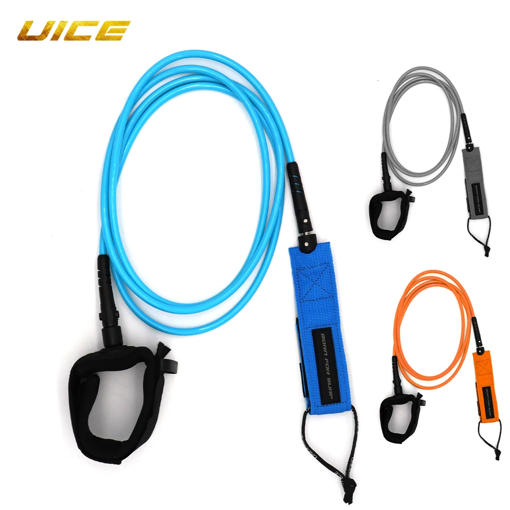 Surf Leash SUP Board 6/7FT Surfboard Leash High-Quality Surfboard Rope TPU Stainless Longboard Foot Rope Surfing Accessories