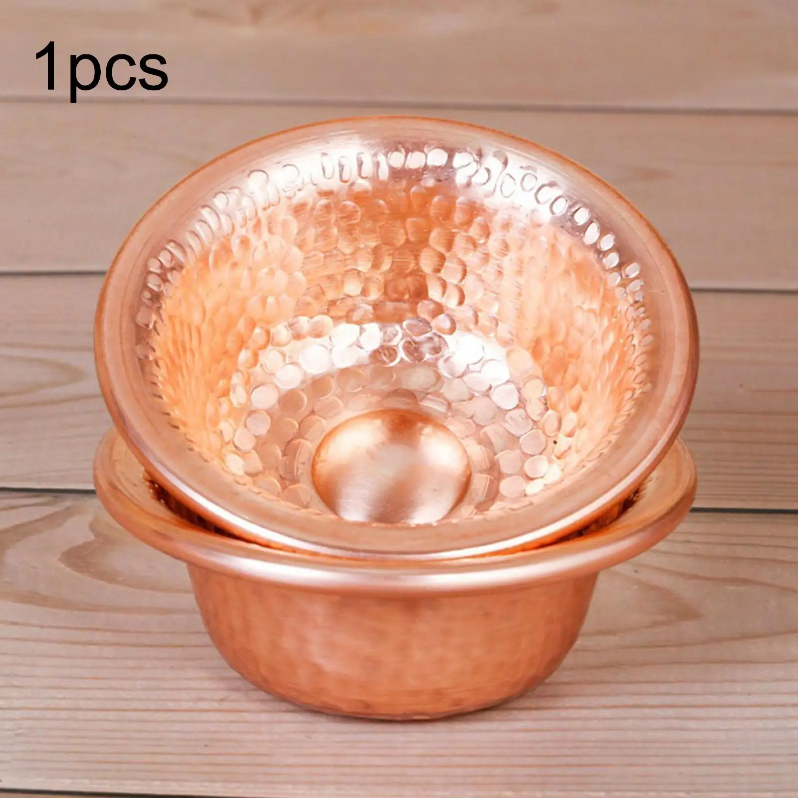 Mini Copper Bowl Offering Dishes Tribute Bowl for Meditation Kitchen Home