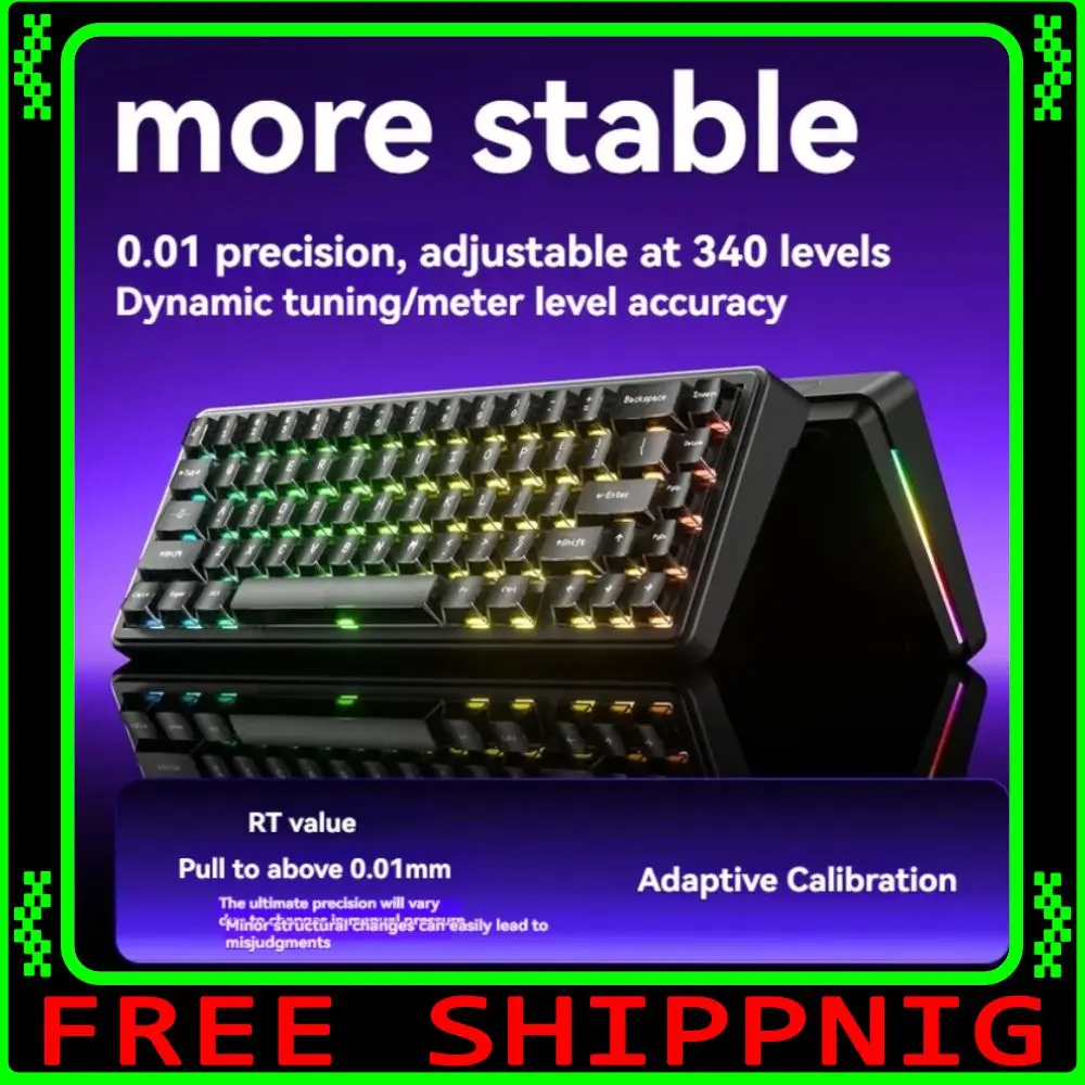 AULA King68 Mechanical Keyboard Wired Single-mode Customized Hot Swap RGB Gasket 8K Return Rate 0.01RT Gaming Office Keyboard
