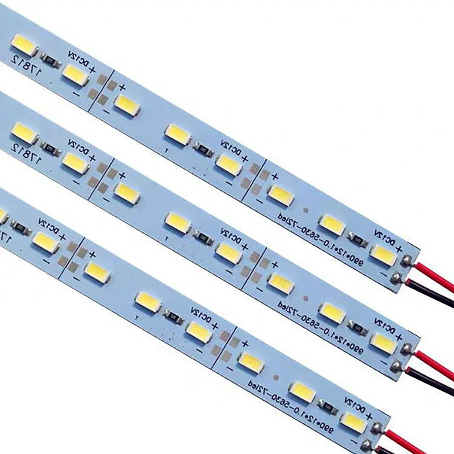 5PCS 33cm Hard LED Light Strip DC5V DC12V 24LEDs 48LEDs LED Bar Lights 5730 LED Hard Strip Warm White Red Green Blue