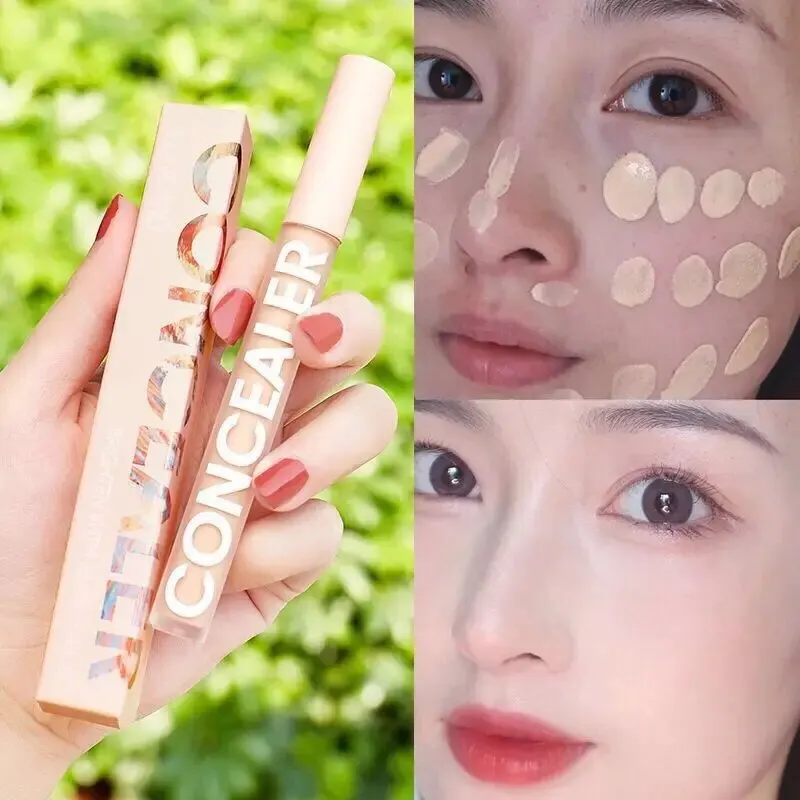 Liquid Concealer Waterproof Moisturizing Face Concealer Cream Long Lasting Cover Dark Eye Circles Acne Makeup Effect Beauty Tool