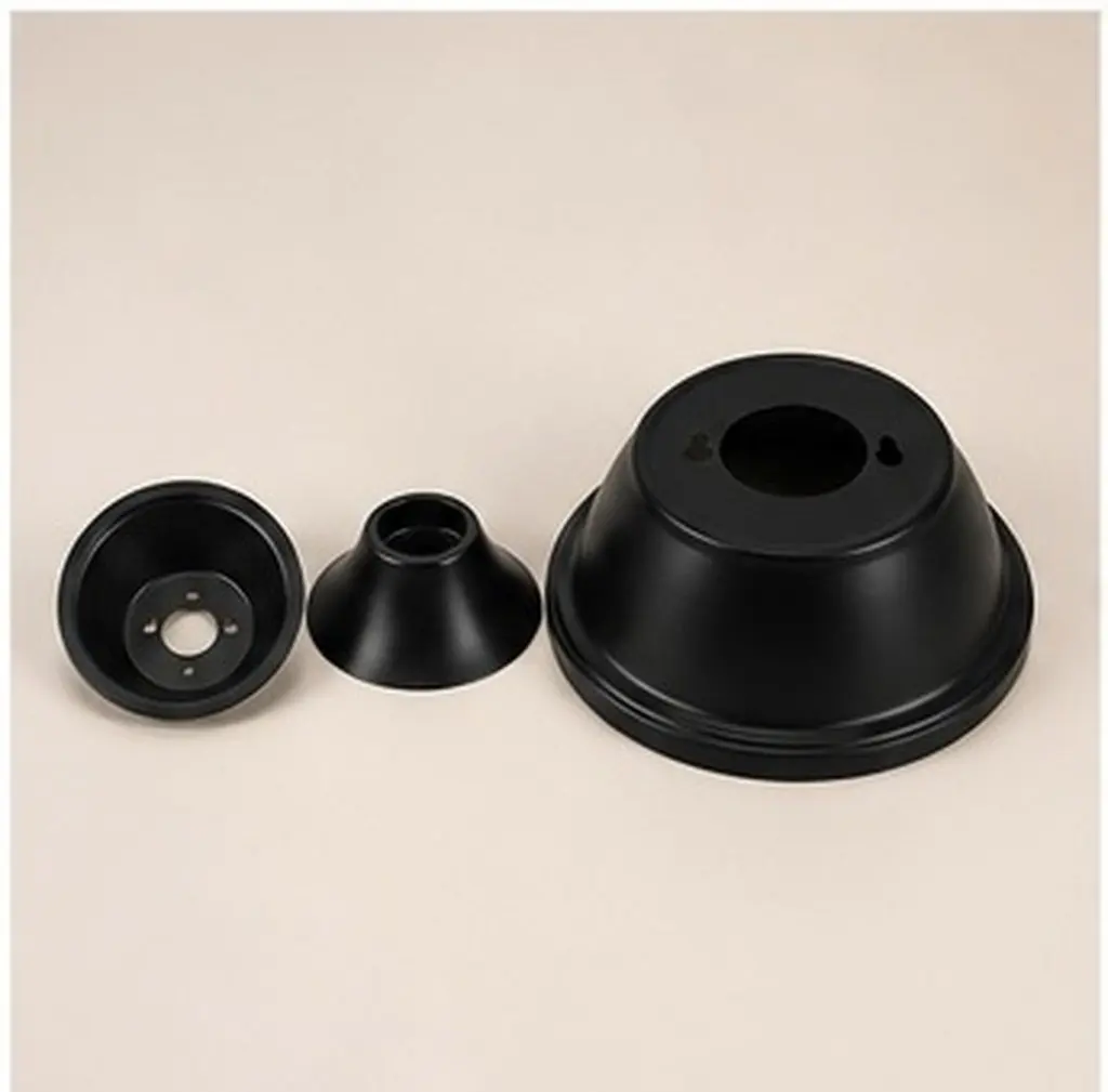 1Set Universal Ceiling Fan Light Canopy White Metal Connector Cover Replacement Kit Fan Light Mount Canopy Hardware