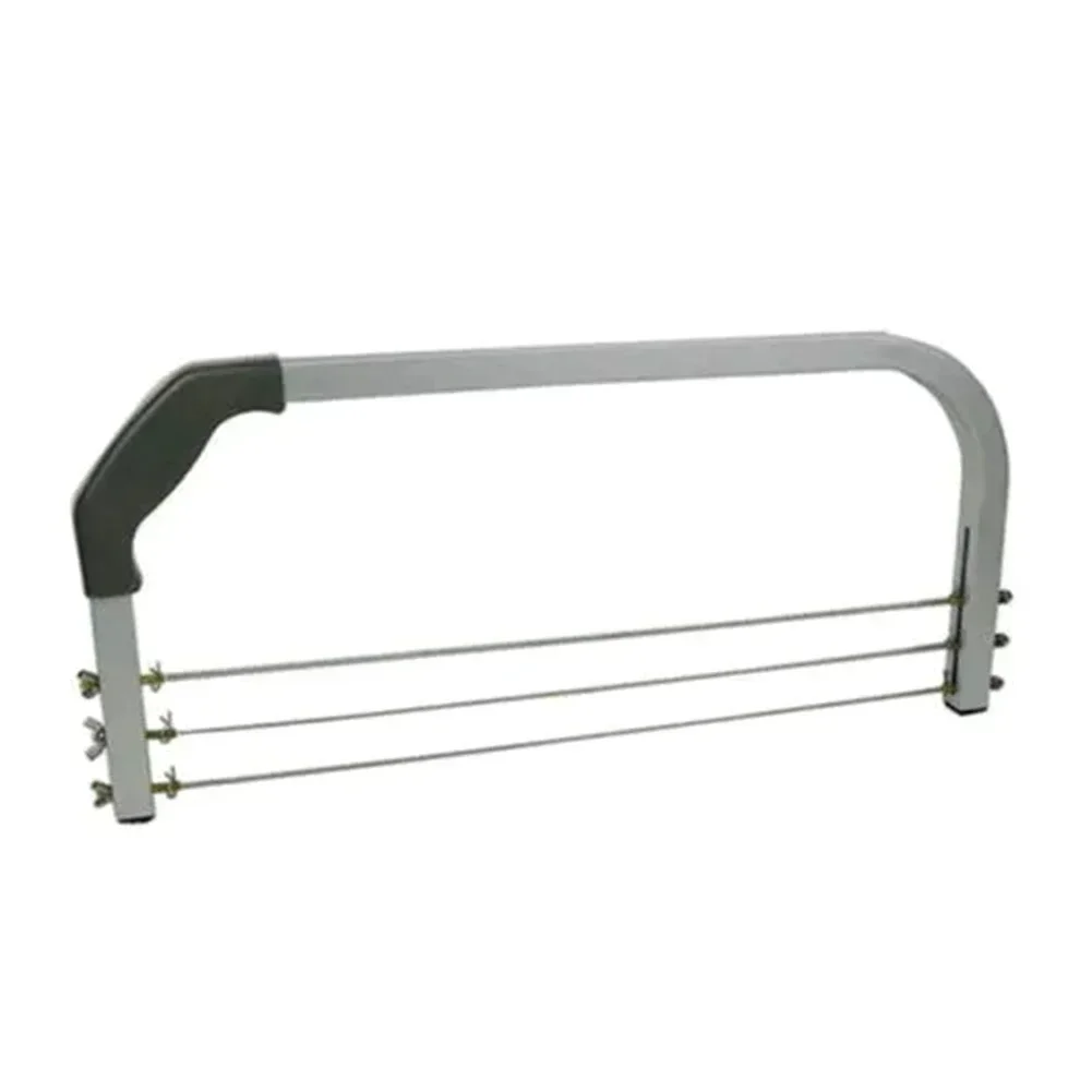 

Cake Cutter Leveller 3 Blade Wire Slicer for Layering and Decorating Marked Measuring Guide Comfort Grip Handle