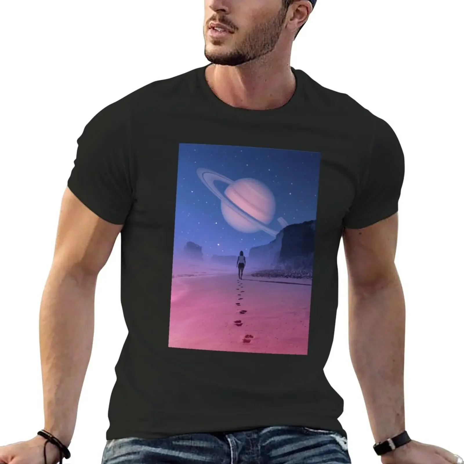 Glimpse of a Dream T-Shirt summer top anime vintage clothes mens cotton t shirts