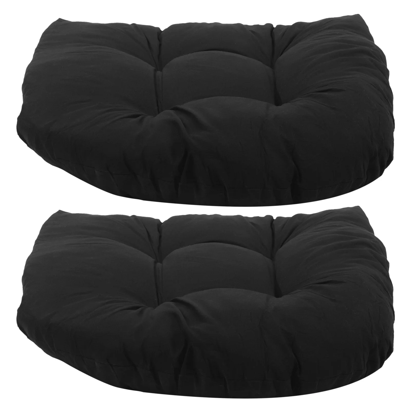 

2Pcs Wicker Chair Cushions Thickened Seat Pad Portable Office Chair Car Patio Garden Outdoor Use Outdoor Patio Cushions