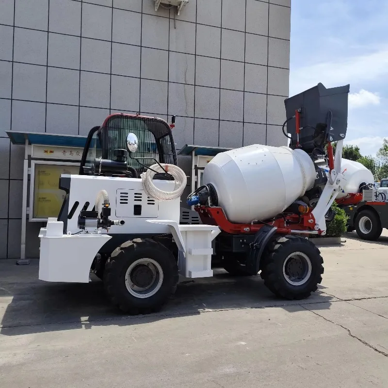 2m³ 3m³ 4m³  5m³  ISO CE 4*4 Diesel Mobile Automatic Self Loading Concrete Mixer Truck