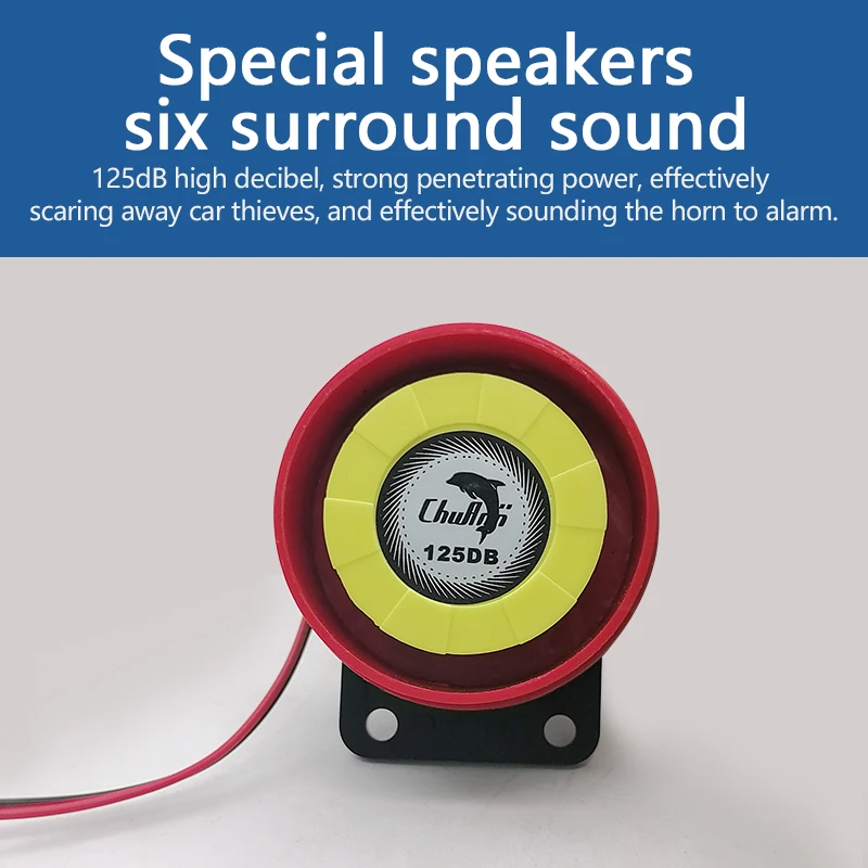 Motorcycle Burglar Alarm Universal Accessories Remote Control Engine One Key Start One-way Anti-theft Metal Remote Control