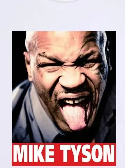 Boxer Mike Tyson Memorial Boxer T-shirt Classic spoof short-sleeved cotton T-shirt