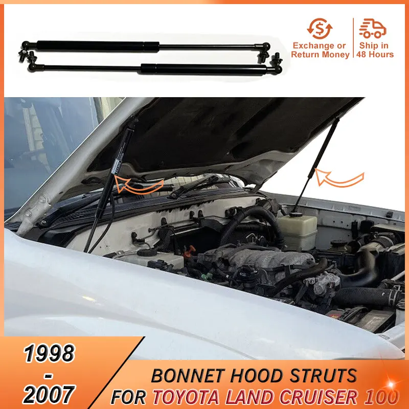 

1998-2007 4PC Bonnet Hood Tailgate Lift Support for Toyota Prado 100 HZJ FZJ HDJ UZJ Lexus LS470 1998 2007 Accessories Strut Bar