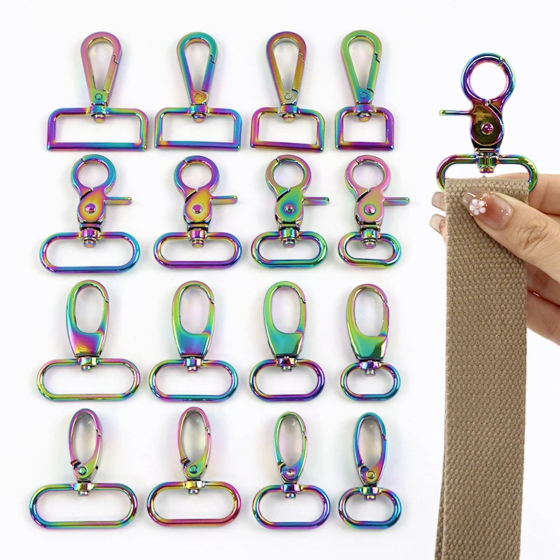 

5/10Pcs Meetee 20-38mm Metal Buckles Swivel Lobster Buckle for Keychain Snap Hook Bag Strap Carabiner Clips Hardware Accessories