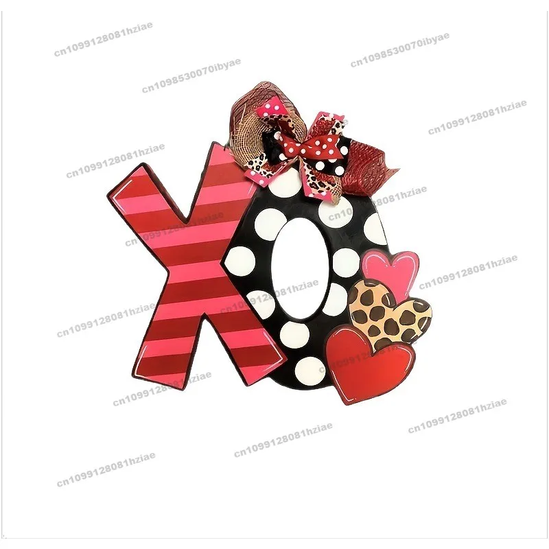 

Набор из 3 креативных деревянных подвесок XO для декора стен на День святого Валентина, свадебных торжеств и предложения руки и сердца