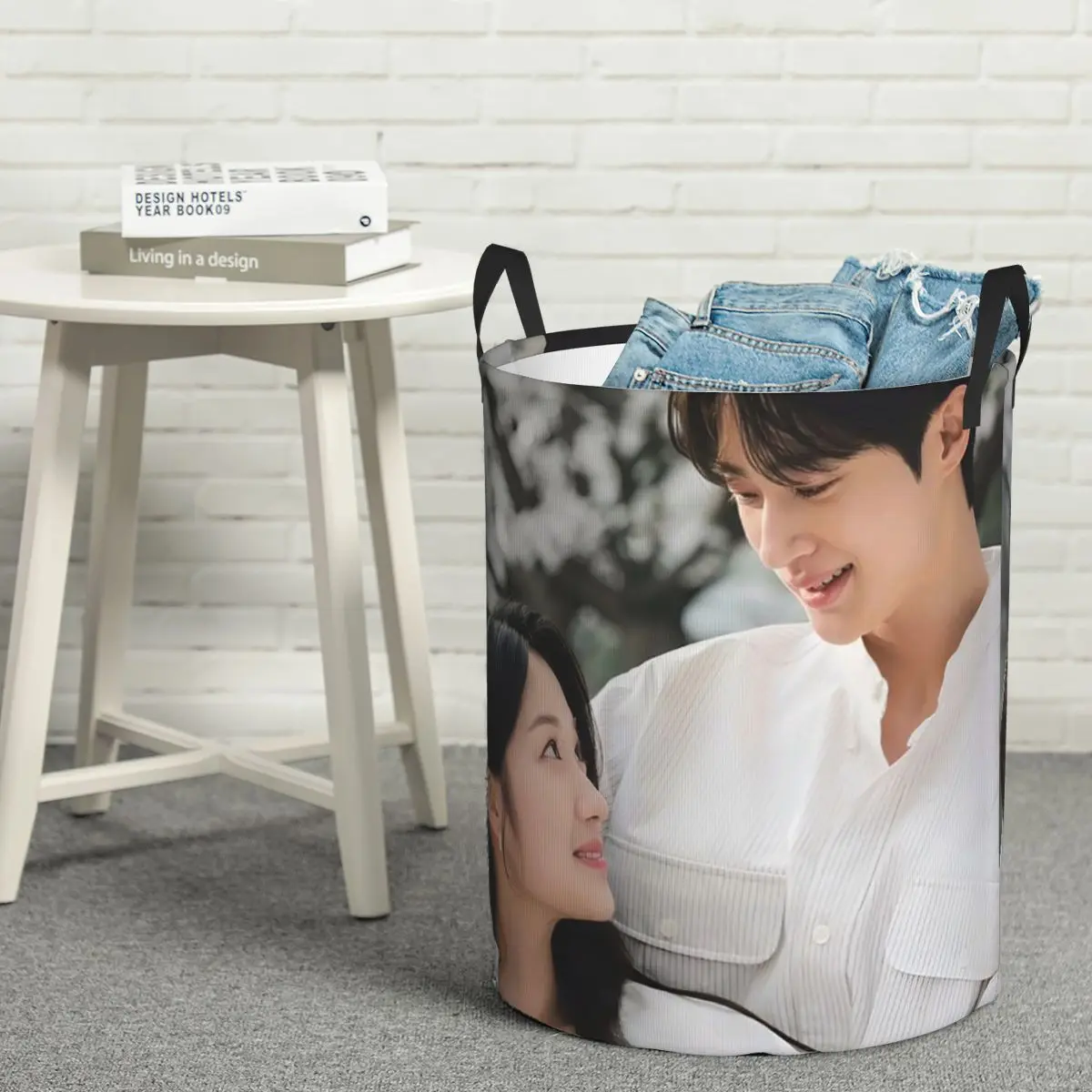 

Складная корзина для белья Lovely Runner K-drama Byeon Woo Seok, детская корзина для стирки, домашний органайзер