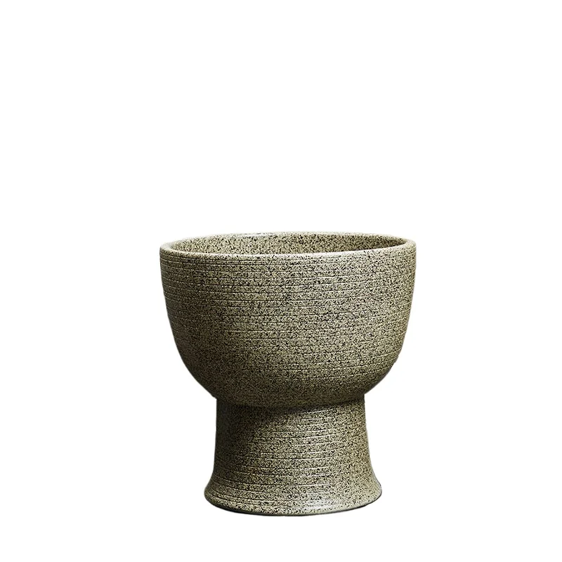 

Art carved lines ceramic mop pool balcony bathroom mop basin courtyard vintage pier cloth pool for home use