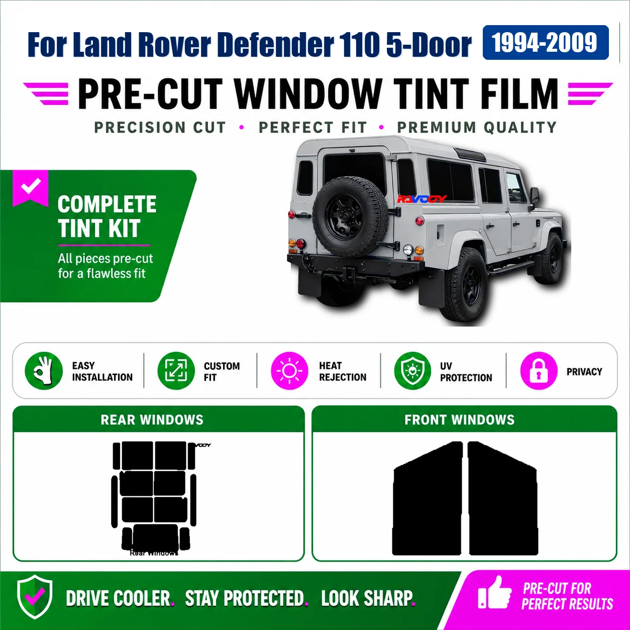 for-land-rover-defender-110-5-door-1994-2009-window-tint-film-tinted-front-rear-side-window-diy-install-kit