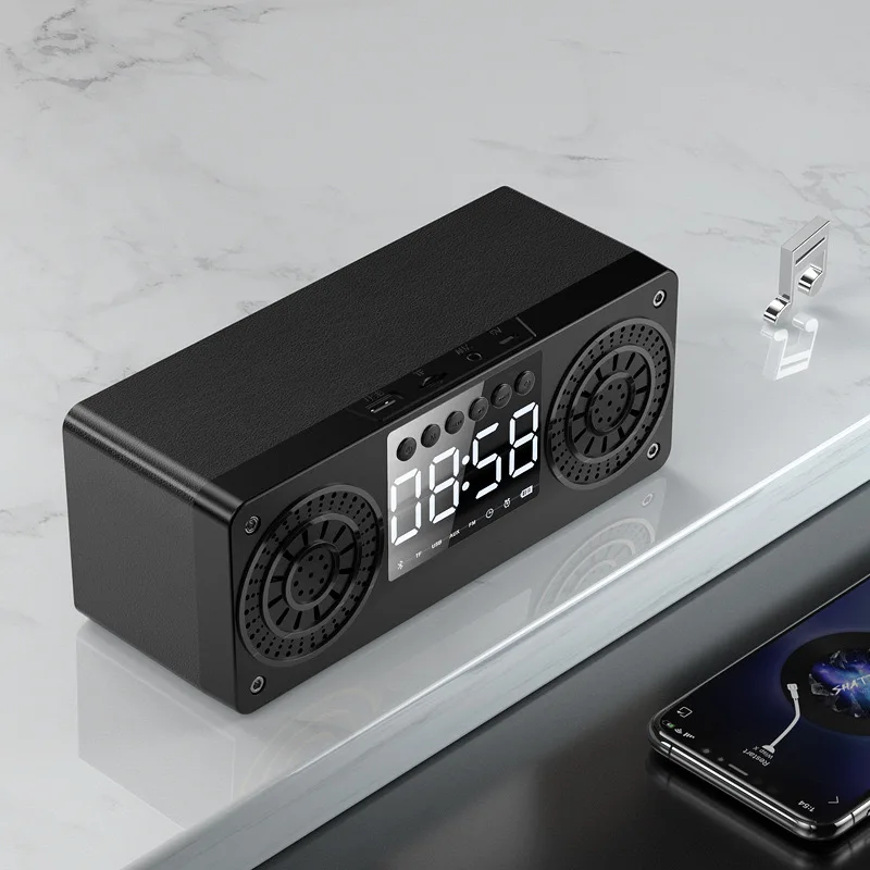 

Stereo Subwoofer Bluetooth Speaker FM Radio Portable Speakers Mp3 Play Super Bass Loudspeaker Computer