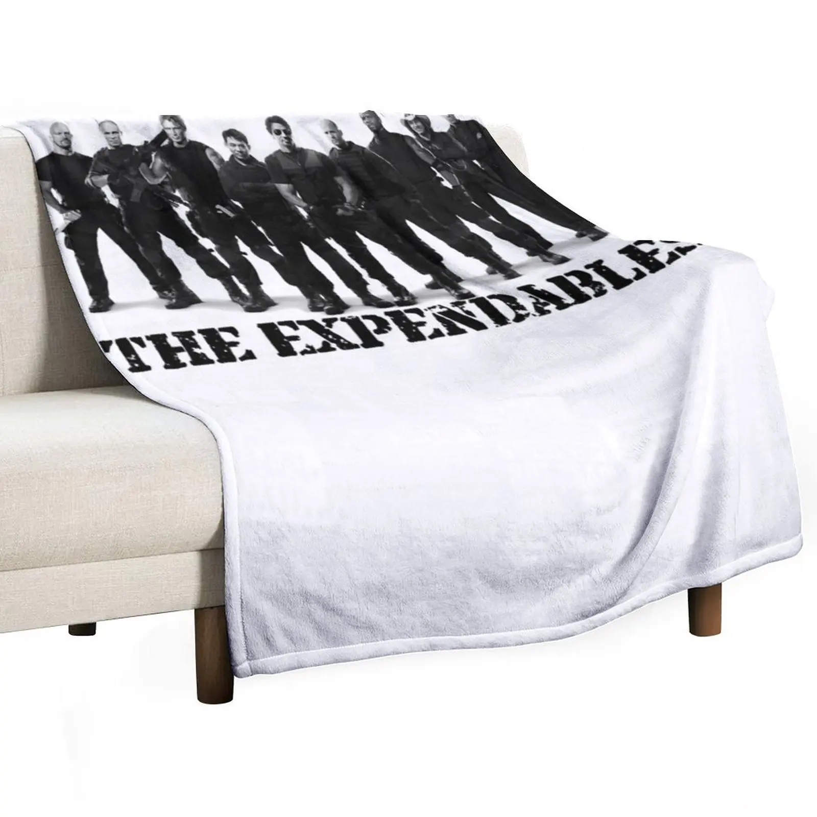 Rock The Expendables Graphic For Fan Throw Blanket funny gift Thin Luxury Brand Baby Blankets