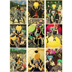 Anime Assassination Classroom Poster Retro Canvas Painting Room Bar Cafe Aesthetic Art Wall Painting