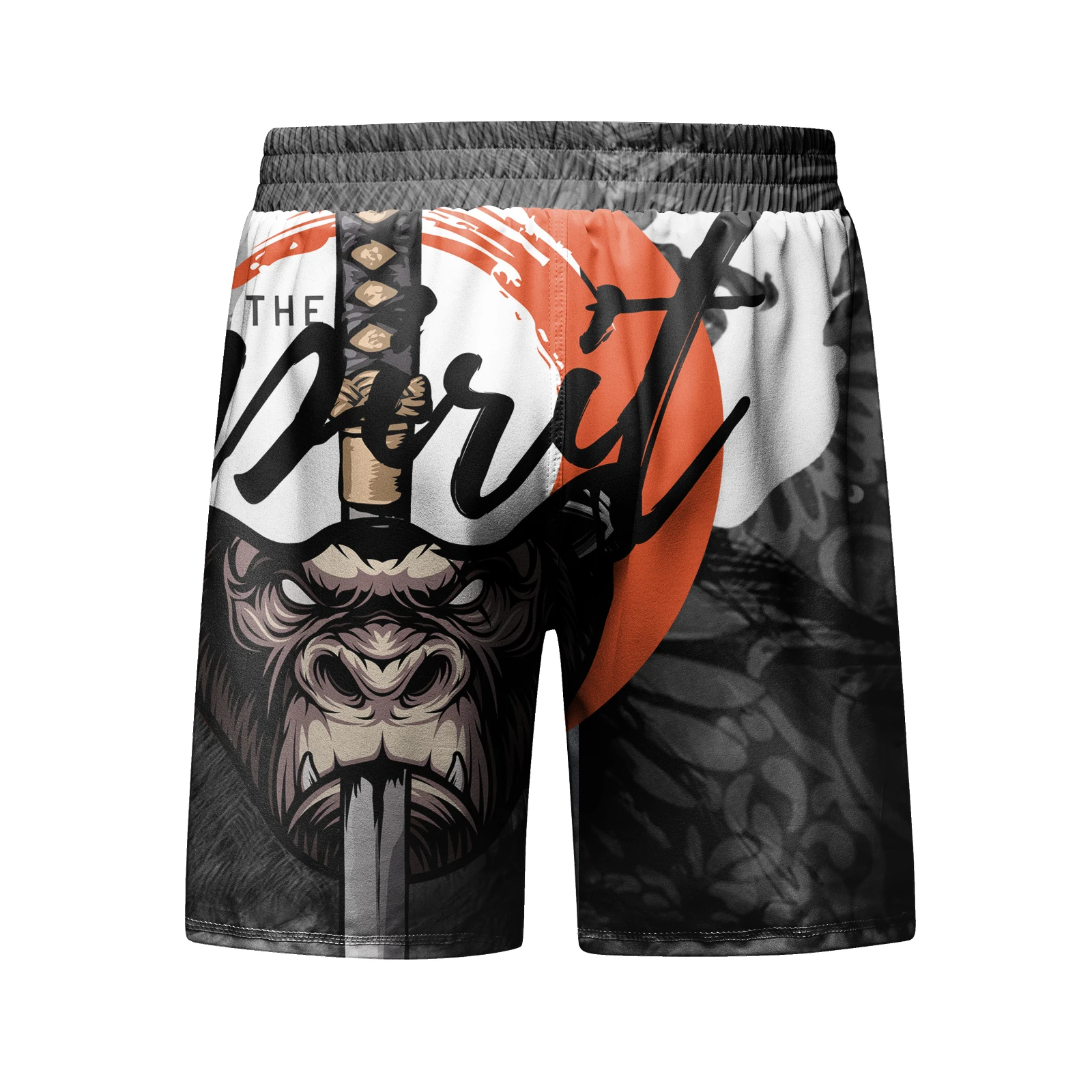 Novo designer digital impressão gorila mma leggings ginásio de fitness jiu jitsu muay thai calças de poliéster leve