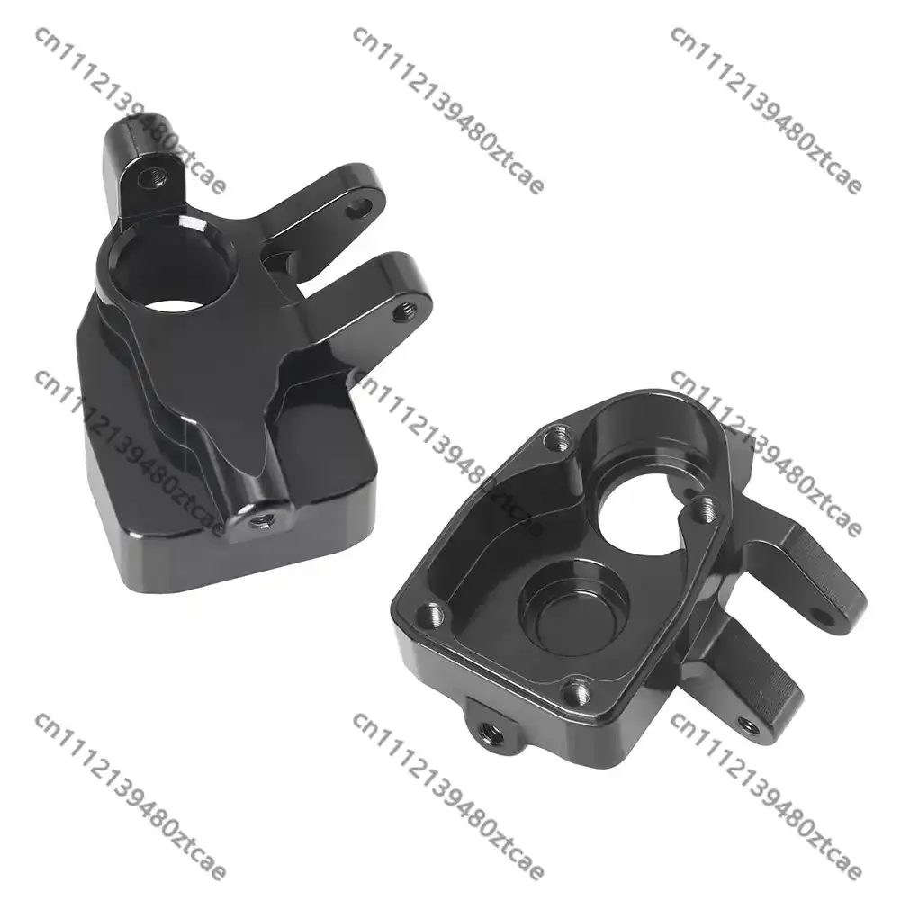 1/8 RC Tube Frame Off-Road Crawler 2.2 Inch Aluminum Front Steering Knuckle DIY Chassis Upgrade Parts