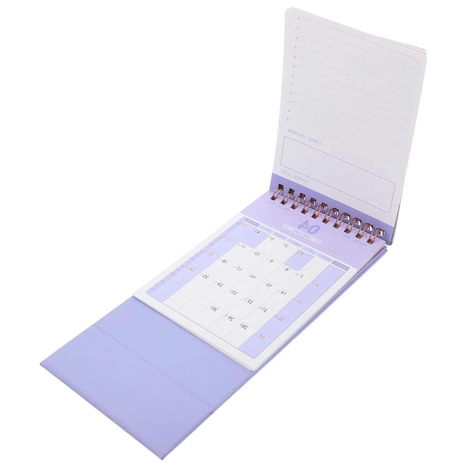 

Standing Flip Desktop Calendar 2025 Sturdy Lightweight Paper Calendar for Desk Home Office Decorative Daily Date Tracker