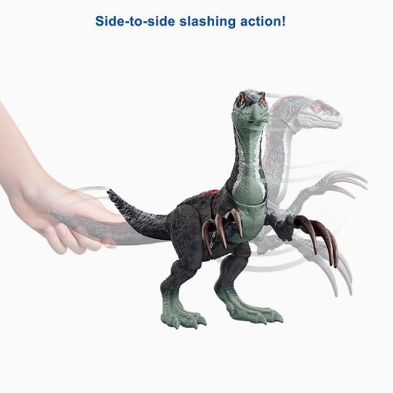 Mattel Jurassic World Jurassic World Dominion Dinosaur Figure Sound Slashin Therizinosaurus Collectible Models Kids Gift