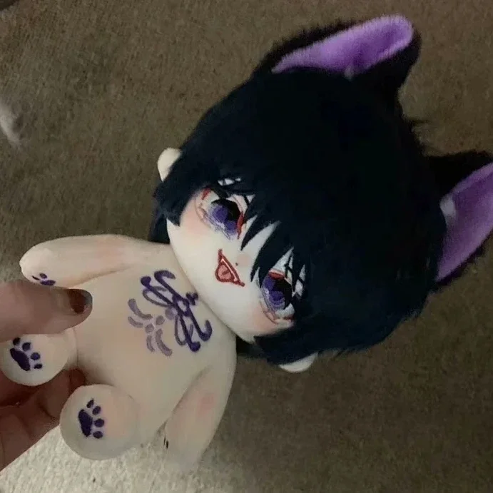 

Anime Game Genshin Impact Wanderer Cute Dress-up Dolls Cosplay Cotton Stuffed Plush Doll Body Plushie Toys 20cm Fans Gift
