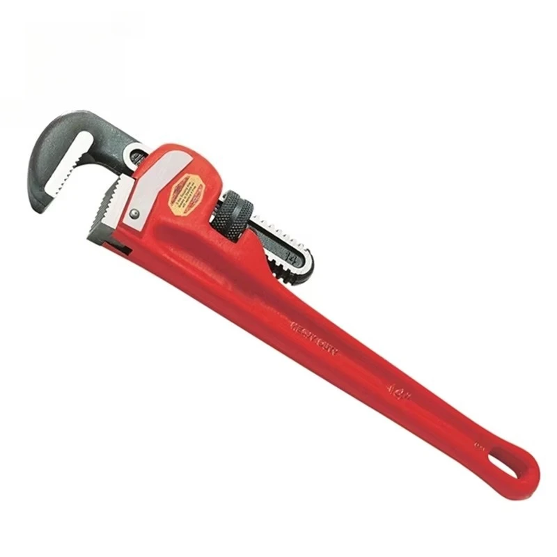 Heavy-Duty Straight Pipe Wrench Ridgid Type Pipe Wrench Used in Oilfield