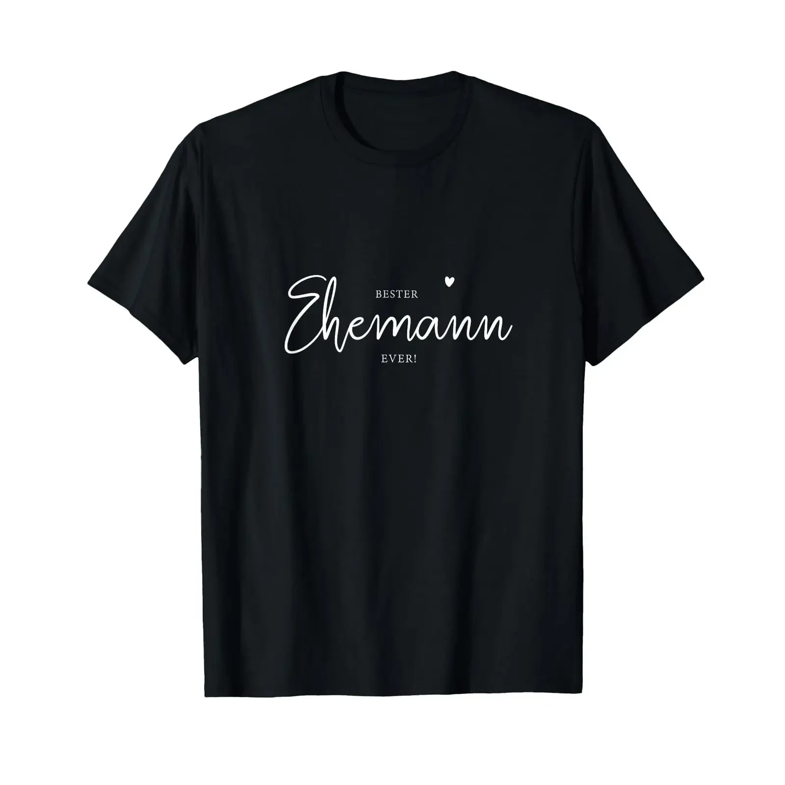 Men's T Shirt with German Text Der beste Ehemann Welt Language vintage Washed fashion Versatile Casual graphic Stylish Soft