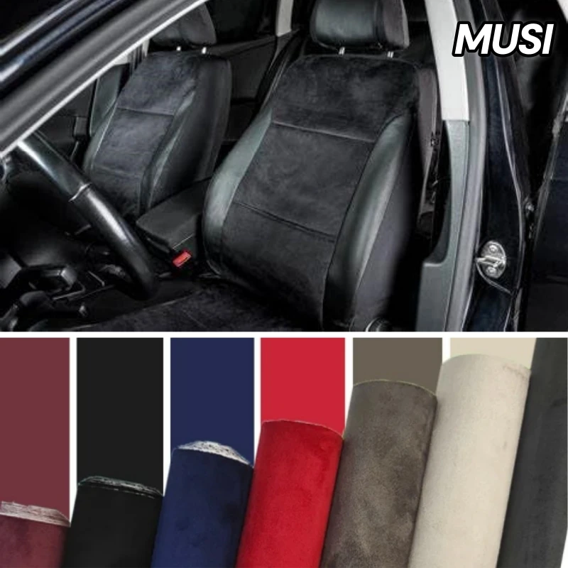 

Max 200x150cm Suede Headliner Fabric Self-Adhesive Suede Leather Repair for Car Roof Interior Modification Door Panel Workbench