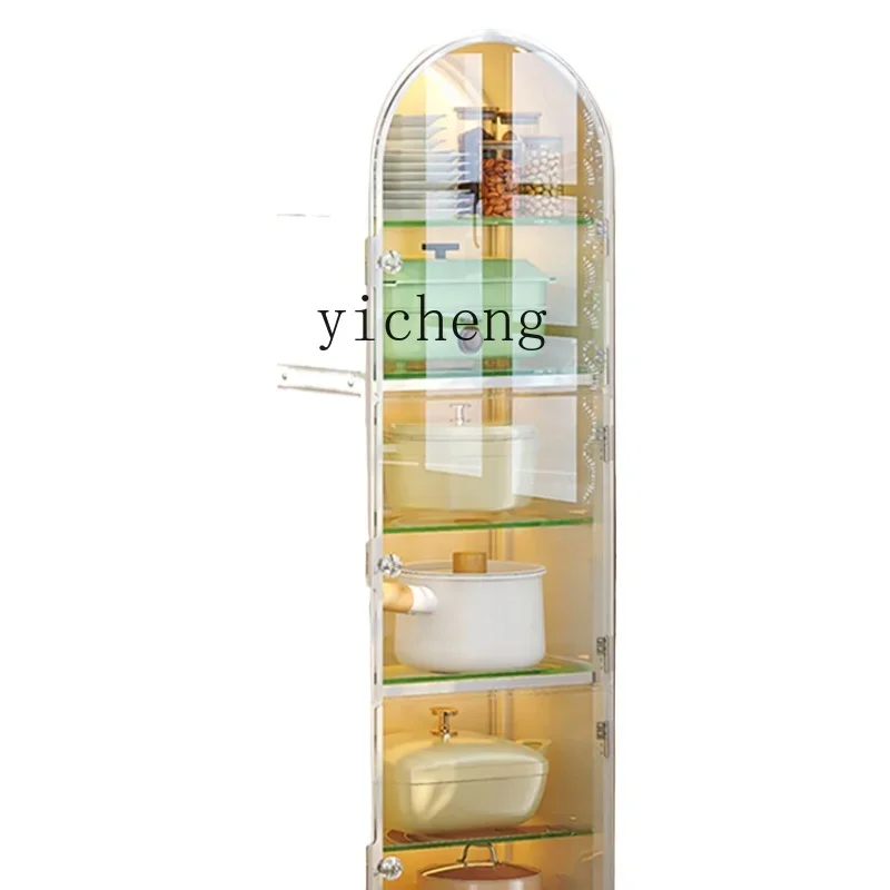 Storage Cabinet Kitchen Storage Rack Floor Multi-Layer Pot Bowl Cabinet Storage