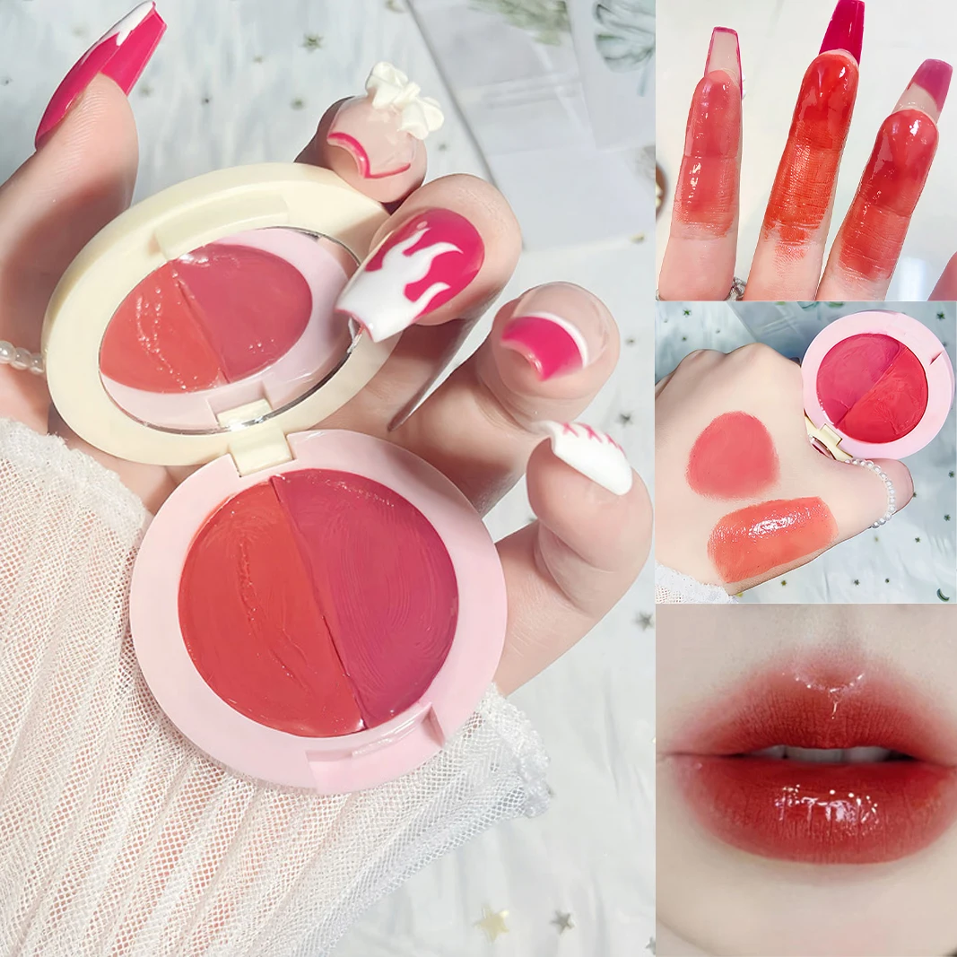 Velvet Matte Smooth Blush Stick Langdurig en lage verzadiging Natuurlijk make-upeffect en gemakkelijk aan te brengen