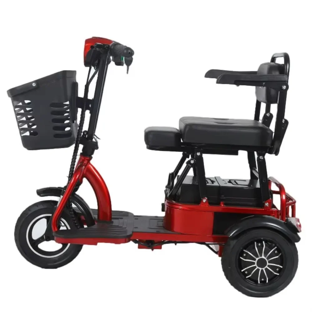 Lightweight High-quality Electric Tricycle Three-wheel Drive Adult Tricycle Electric