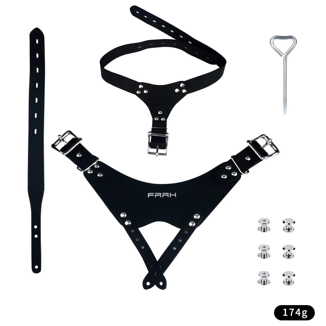 Adjustable PU Leather Body Harness for FRRK Male Chastity Device Anti Drop Cage Fixing Belt Bondage Accessories Adult Sex Toys - view 6