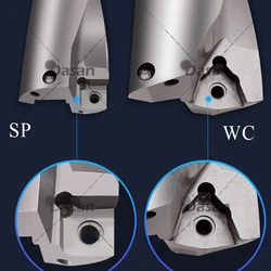 WC C25 4D SD 21 22 23 24 25 mm Indexable Insert Drills U Drill Type Drilling Shallow Hole Tool For WC04 Insert