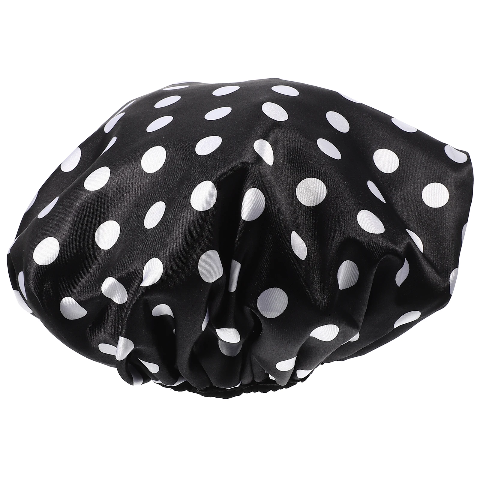 

Waterproof Dry Hair Cap Reusable Shower Caps Bath Hat Fast Drying Scarf Long Hair Elastic Design Women Stylish Loose Straps PEVA